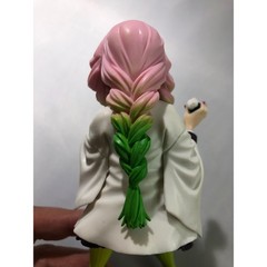 Demon Slayer Mitsuri Kanroji Noodle Stoper Figure Love Hashira Anime PVC Sitting