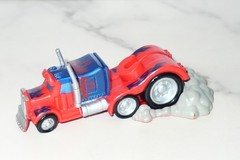 Hasbro Transformers Figure ~ Robot Heroes OPTIMUS PRIME Vehicle Mode Movie PVC