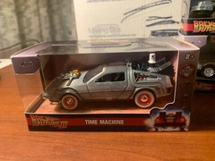 Jada Back To The Future Time Machines in 1:32 scale! I, II and III all included!