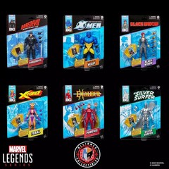 2025 Marvel Mini-Comic Retro Card Legends Wave 1 & 2 6″ Hasbro Figure Set of 12