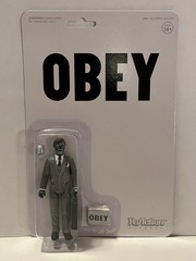 Lot 4 THEY LIVE Male Ghoul Gray Glow in Dark Action Figure ReAction Super 7 Obey