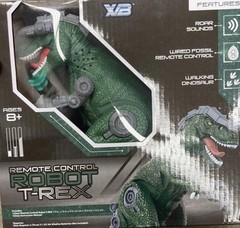 Remote Control Dinosaur Robot T-Rex Green 7.9 In NEW Sealed
