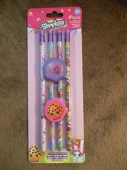 Shopkins Pencils with 2 Erasers