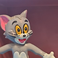 Vintage 1989 Tom and Jerry MGM Bendable Bendy Figure Set