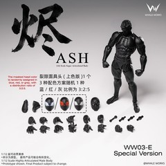 Whale Works WW03E Male Body Ash Limited Black (White Eye) Spider-Man/Venom Base