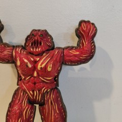 Vintage Hasbro Inhumanoids Magnokor Lava Rock Monster Toy Figure 1986