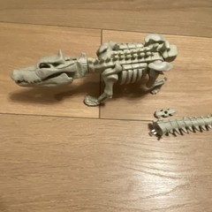Kenner Bone Age Complete Action System T Rex Triceratops Plesior Codus Dynacus++