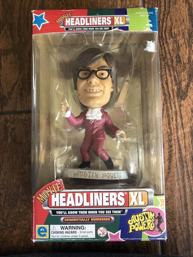 1999 Austin Powers Movie Headliners XL 1980-2001 New in the Original Box