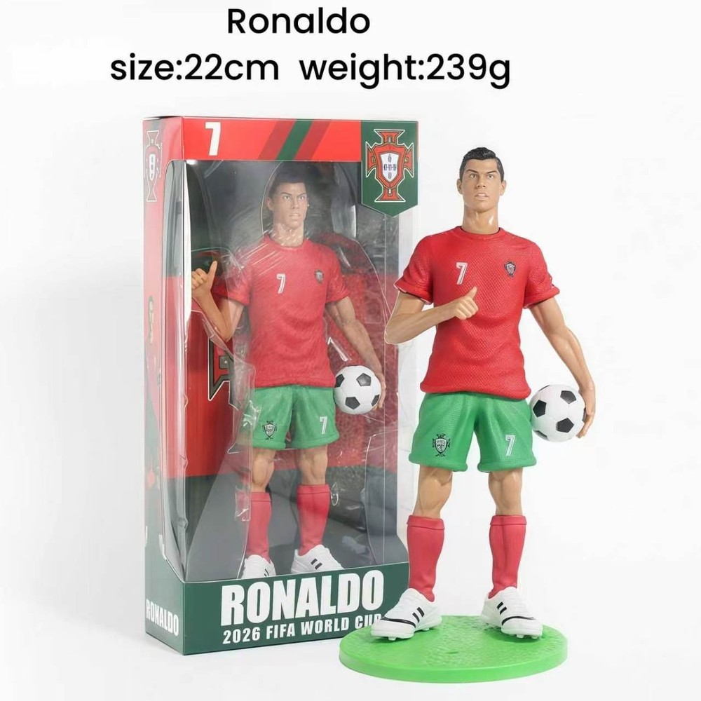 Best Soccer Player 8 inch Action Figures Messi Ronaldo