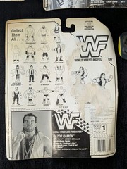 WWF Hasbro Cardbacks w Bubbles – WWE LJN Vintage Titan Sports Damaged Cards