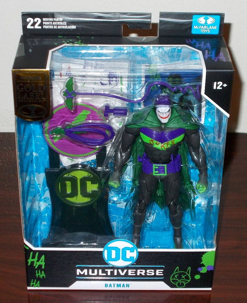 McFarlane DC Multiverse Gold Label Batman White Knight Jokerized 7″ Figure new