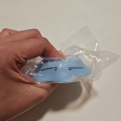 Bandai Let’s PUNI PUNY Rimuru Slime Squishy Figure Blue 5 cm (Melting)