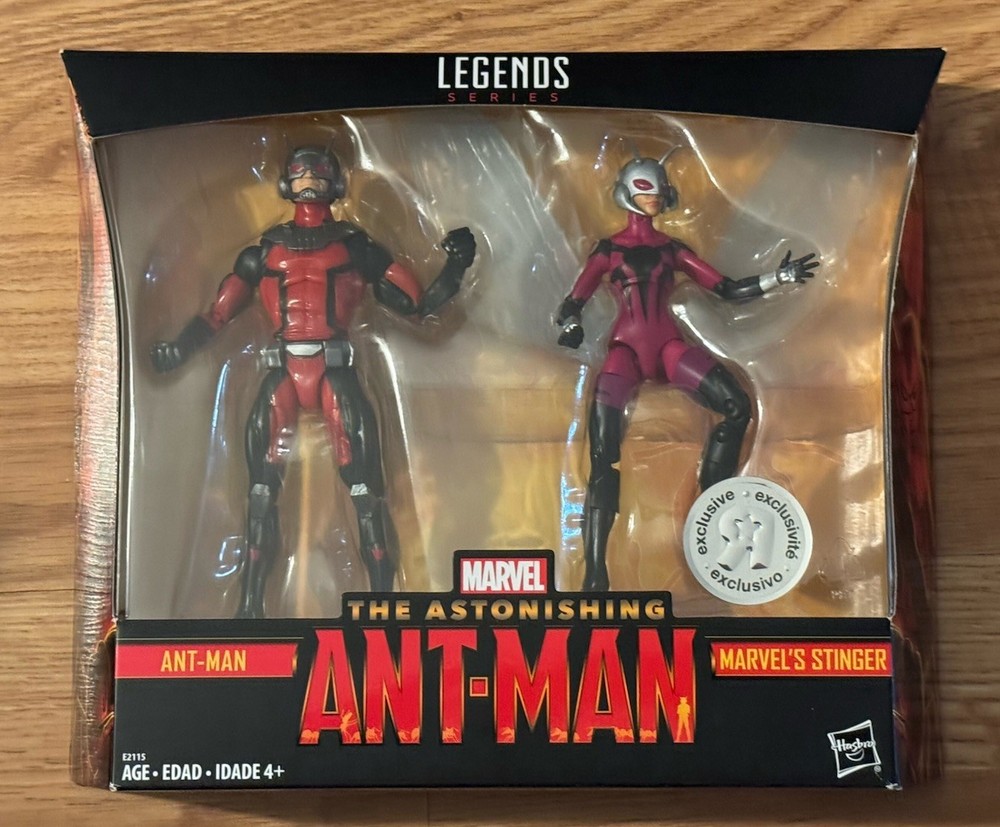 ANT-MAN STINGER Marvel Legends 2-Pack Toys R Us Exclusive Wasp TRU Lot Avengers