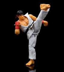 Jada Toys Street Fighter II 6″ Ryu Action Figure, Toys for Kids and Adults