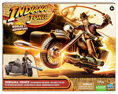 Indiana Jones Worlds Of Adventure w/ Motorcycle And Sidecar Set (29 Available)
