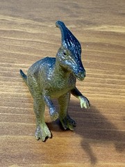 Vintage Mini Dinosaur Figures Hard Plastic Rubber Toys Lot Of 6 Clean.