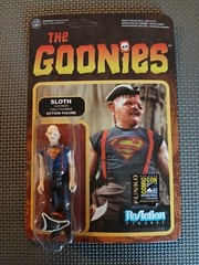 Funko Super7 Reaction The Goonies Sloth Superman Shirt Action Figure 2014 SDCC