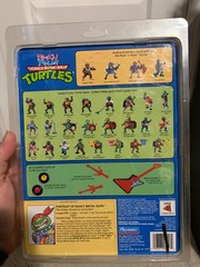 Heavy Metal Raph Rock ‘n’ Rollin’ TMNT 1991 Playmates Action Figure Unpunched