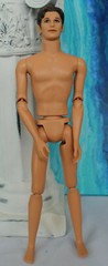Nude Ken Doll Valentine Date Boyfriend Brunette Articulated DBox4 OOAK Mattel