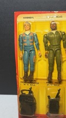 Galoob A-Team Soldiers of Fortune Hannibal Baracus Face Murdock Cut Card Sealed
