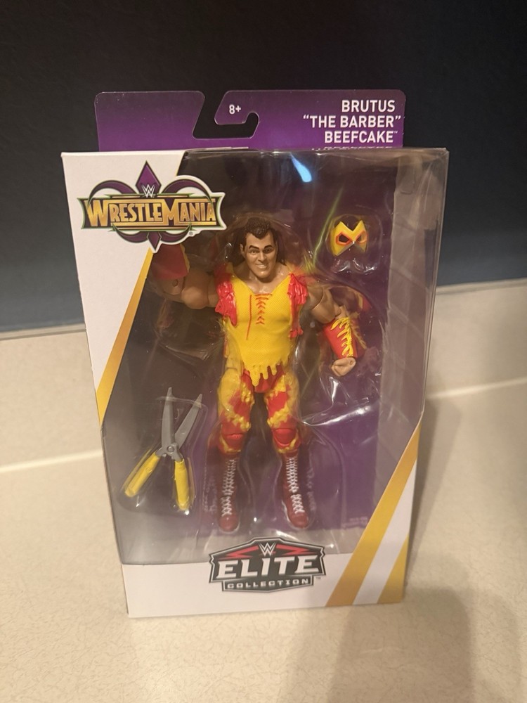 WWE Elite Collection WrestleMania Brutus “The Barber” Beefcake Wrestling Figure