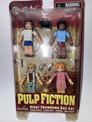 Pulp Fiction Dinner Showdown Box Set Minimates 4-Pack Daimond Select 2014 SEALED
