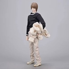 Death Note L Yagami Light 1/6 Action Figure Anime Model Toy Boxed Real Clothes