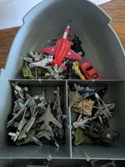 Vintage Funrise 1988 AIRCRAFT CARRIER 65 Playset incomplete Micro Machines Lot