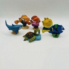Disney Store Finding Nemo Dory Figure Play Set 6-Pc PVC Cake Topper