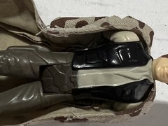 VINTAGE KENNER STAR WARS RETURN OF THE JEDI HAN TRENCH NON CAMO LAPEL 100% OG