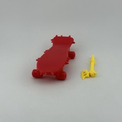 Vintage 1990s Battle Trolls Thrasher Hasbro Accessories Battle Axe Skateboard