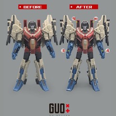 For Studio Series One Starscream Filling Parts Upgrade Kit Accessories GO BETTER