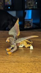 Safari Mythical Realms Griffin Winged Eagle Lion Fantasy Gold Figure 2007