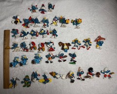 HUGE Vintage Smurfs Lot 1966–1983 PVC Plush Houses Accessories More AS IS Rare