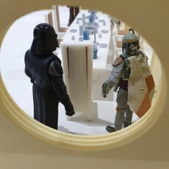 Bespin Cloud City Dining Room Diorama for 6 in Figures