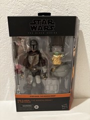 Star Wars Black Series The Mandalorian Din Djarin and The Child (Grogu) LOT J