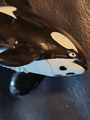Free Willy Orca Killer Whale Small Toy Figurine- 3 In Long, 2 In Tall