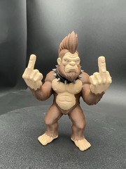 Bigfoot Brute Giving The Double Birdie Sasquatch Bigfoot Figurine!
