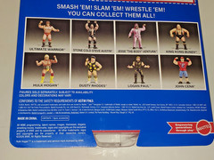 New WWE WWF LJN Superstars ULTIMATE WARRIOR Black Card Wrestling Figure Mattel