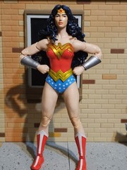 Custom Head For Mcfarlane Dc Classic Wonder Woman & Collector Edition