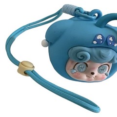 Jotoys Q.Kid Emotional Monsters Series Blind Box Rubber Earphone Bag Sadness
