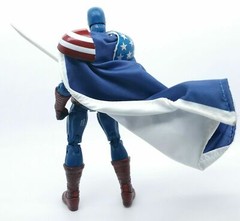 SU-C-CTV: 1/12 fabric wired cape for Marvel Legends Citizen V (blue/white)