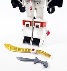 MMPR DELUXE WHITE TIGERZORD COMPLETE Mighty Morphin Power Rangers Original