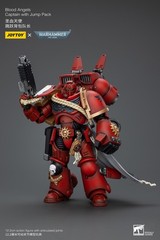 JOYTOY Warhammer 40K 1/18 Action Figure Blood Angels Captain With Jump Pack Toys