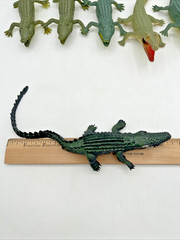Crocodile / Alligator Plastic Animal Toy Figure Lot Of 11