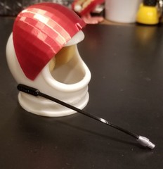Custom 3D printed GI Joe Astronaut Helmet replacement microphone
