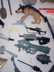 Random Mixed Lot Action Figure Accessories Weapons Gi joe Halo Power Rangers