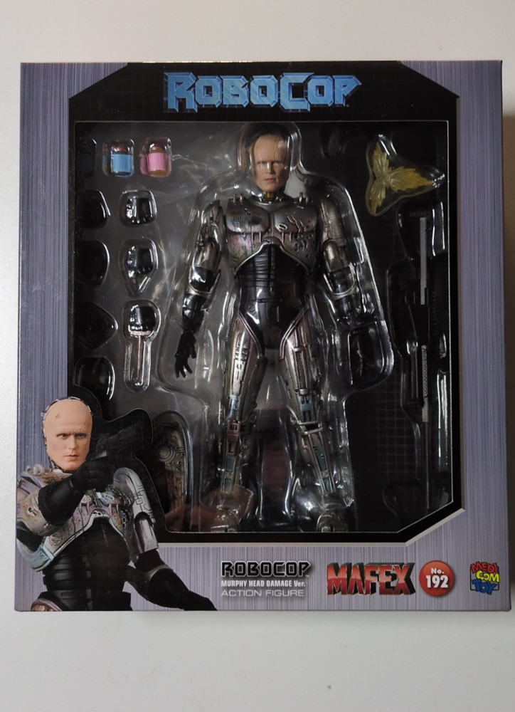 Mafex No. 192 Robocop Murphy Head Damage Ver. Medicom Toy Figure New Sealed