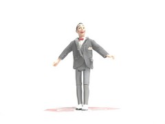 Pee-Wee’s Playhouse Action Figure PEE-WEE HERMAN w Jacket 1988