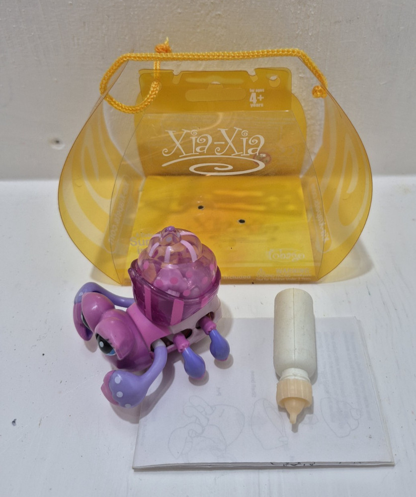 Y2K Xiapets Xia-Xia Crab Purple Bimni Hermit Doesnt Work AS IS Collectible
